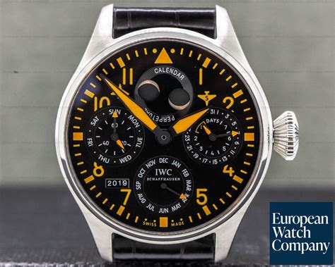 iwc big pilot perpetual calendar orange 2010|iwc 5002 big pilot.